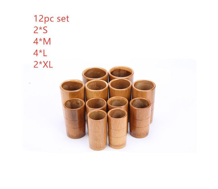 Carbonized bamboo bamboo tube cupping cupping