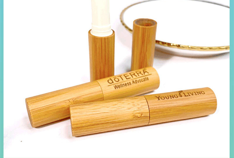 Bamboo Wooden Bamboo Lipstick Empty Tube