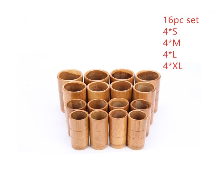Carbonized bamboo bamboo tube cupping cupping