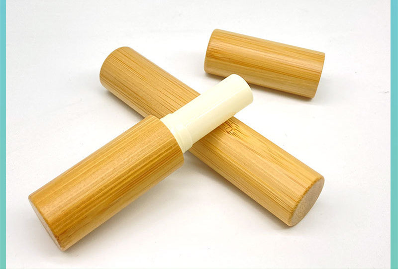 Bamboo Wooden Bamboo Lipstick Empty Tube